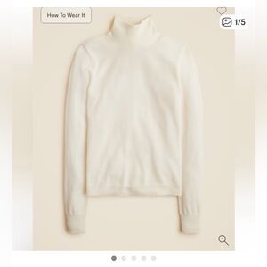 J.Crew Carolyn turtleneck sweater in merino wool